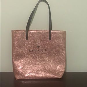 Kate spade tote rose gold